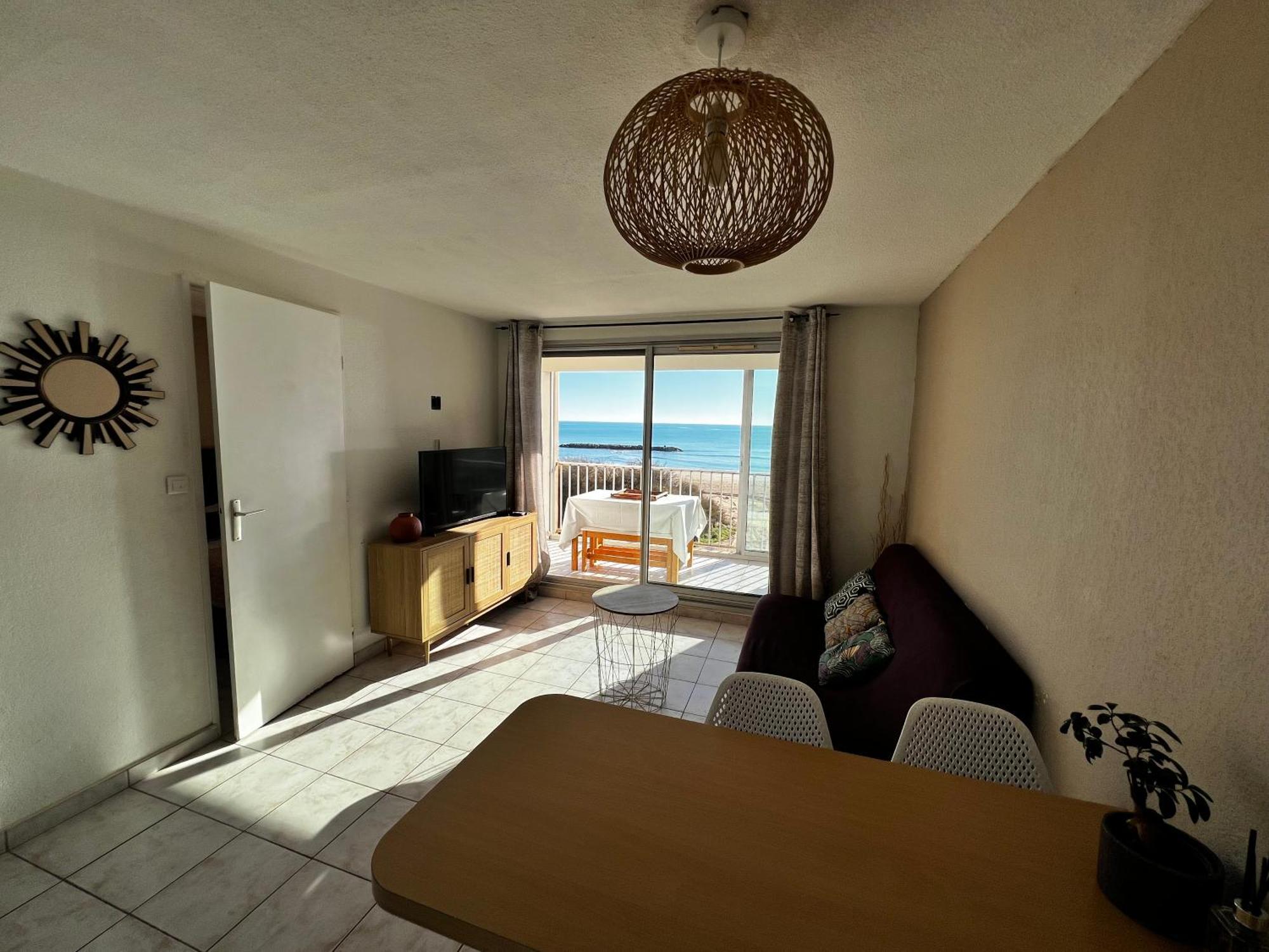 Appartement Vue Mer Valras Plage Екстериор снимка